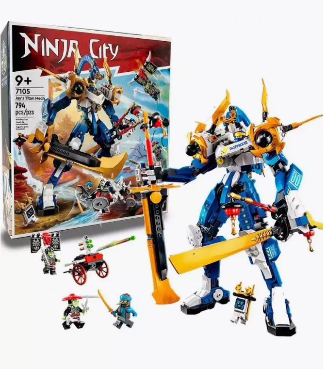 Конструктор Ninjago Бойовий Титановий Мех Джея 794 деталей (2651827447)