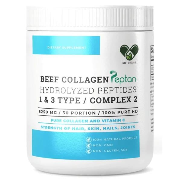 Колаген Envie Lab Beef Collagen Complex 2 1&3 Type 158 г 30 порцій Pure (000022262)