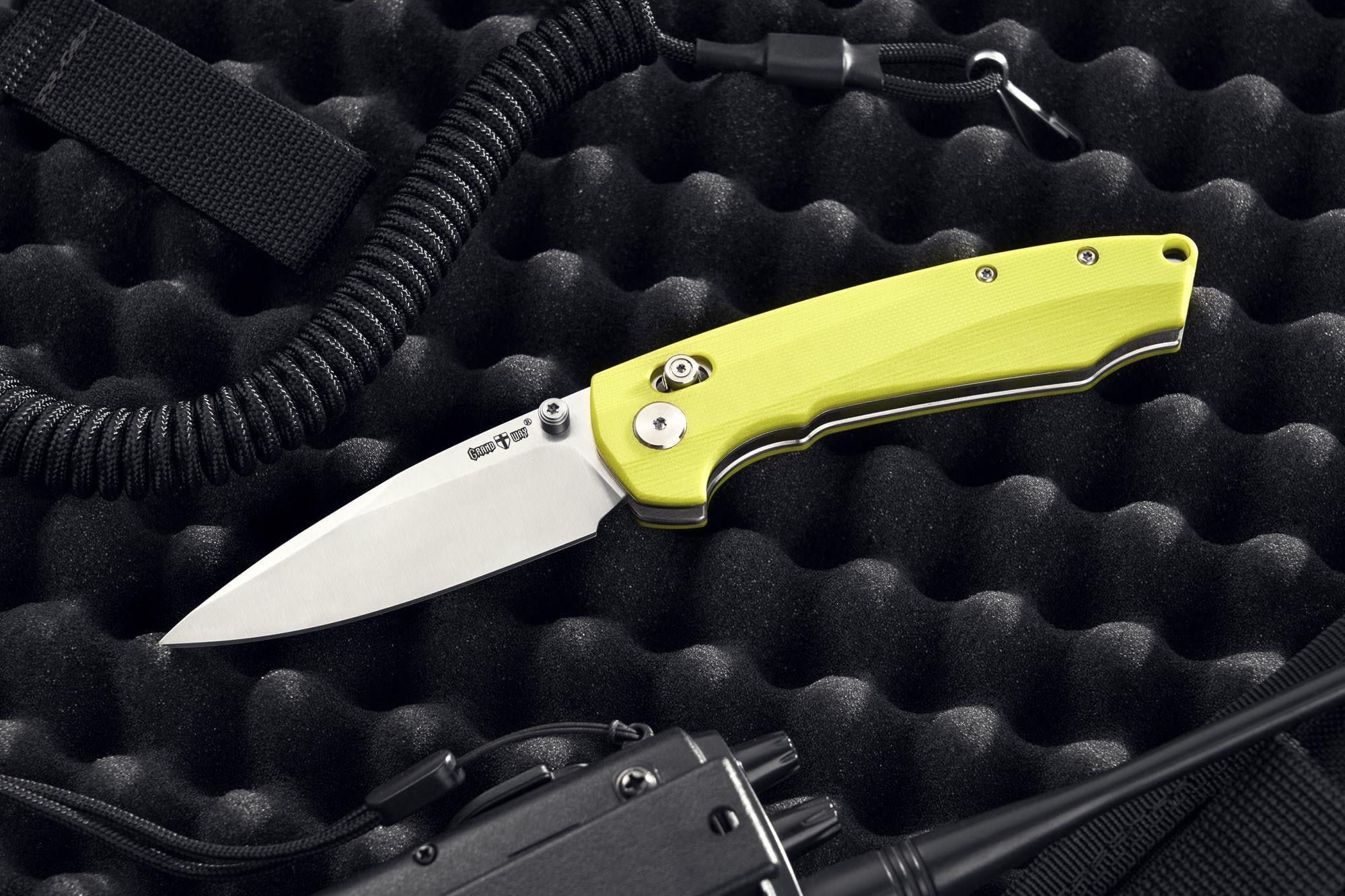 Ніж складаний туристичний Grand Way WK 19040 G з підшипником