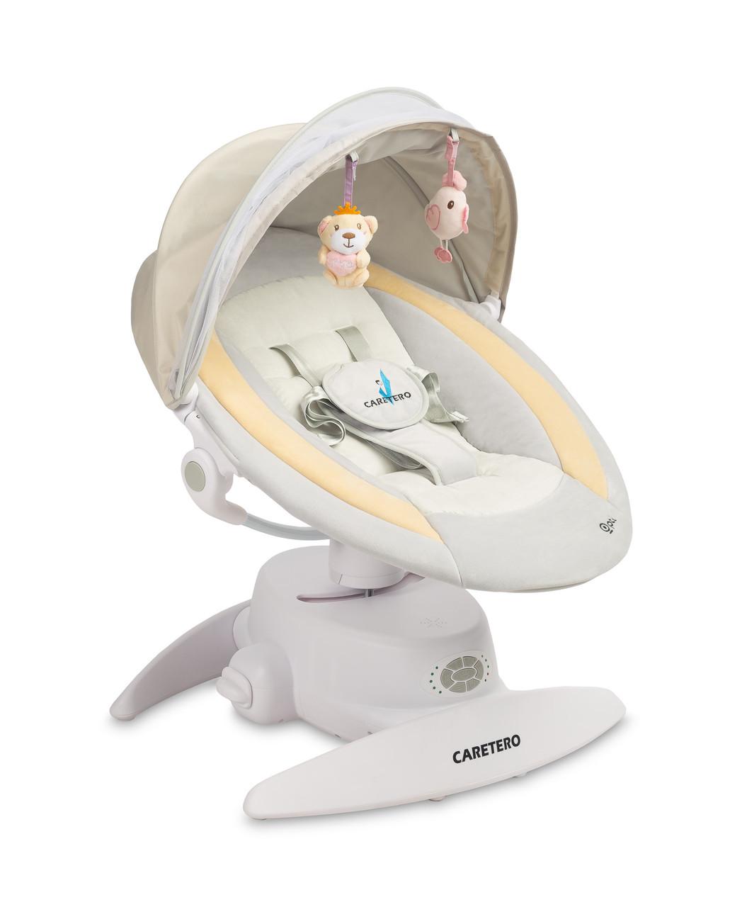 Гойдалка-шезлонг дитяча Caretero Opti Beige (2152565063) - фото 1
