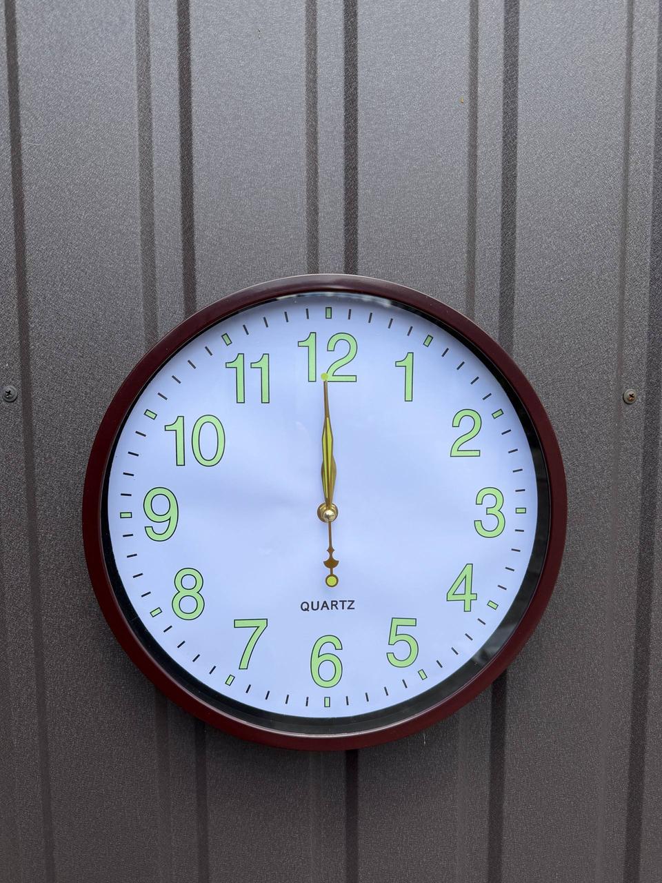 Годинник настіний Quartz 6572Y Brown (35446535)