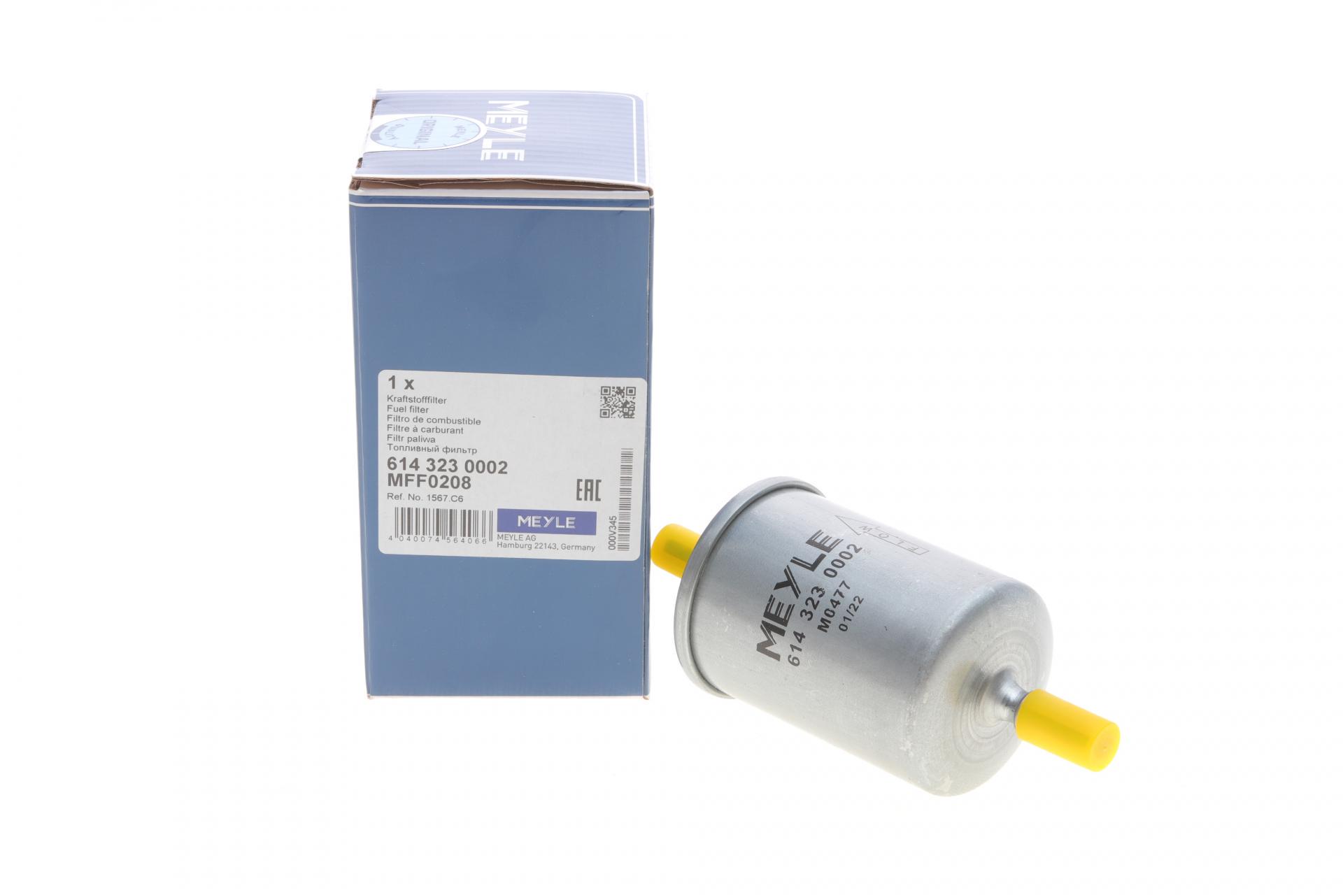 Фільтр паливний Meyle для Renault Trafic 2,0 16V 01-/Kangoo 1,2/1,4/1,6 01- (614 323 0002)