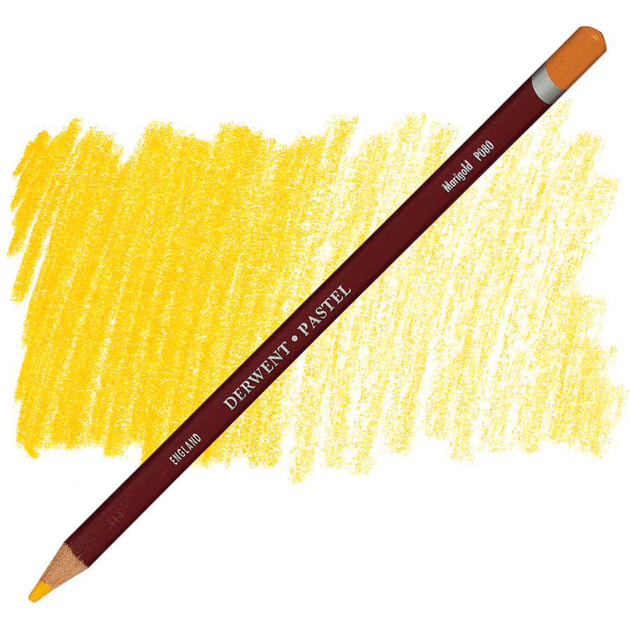 Олівець пастельний Derwent Pastel P080 2300237 6 шт. Помаранчево-золотистий (5028252117623) - фото 1