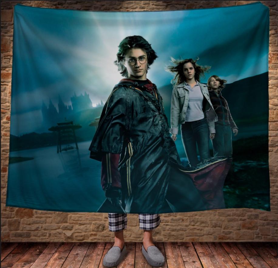 Плед с 3D принтом Гарри Поттер Рассвет и Магия 150x200 см (epi_0372) Плед с 3D принтом Гарри Поттер Рассвет и Магия 150x200 см (epi_0372)