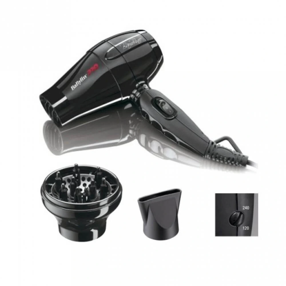 Фен для волос BaByliss PRO BAB5510E Bambino 1200 Вт Черный (PH00725)