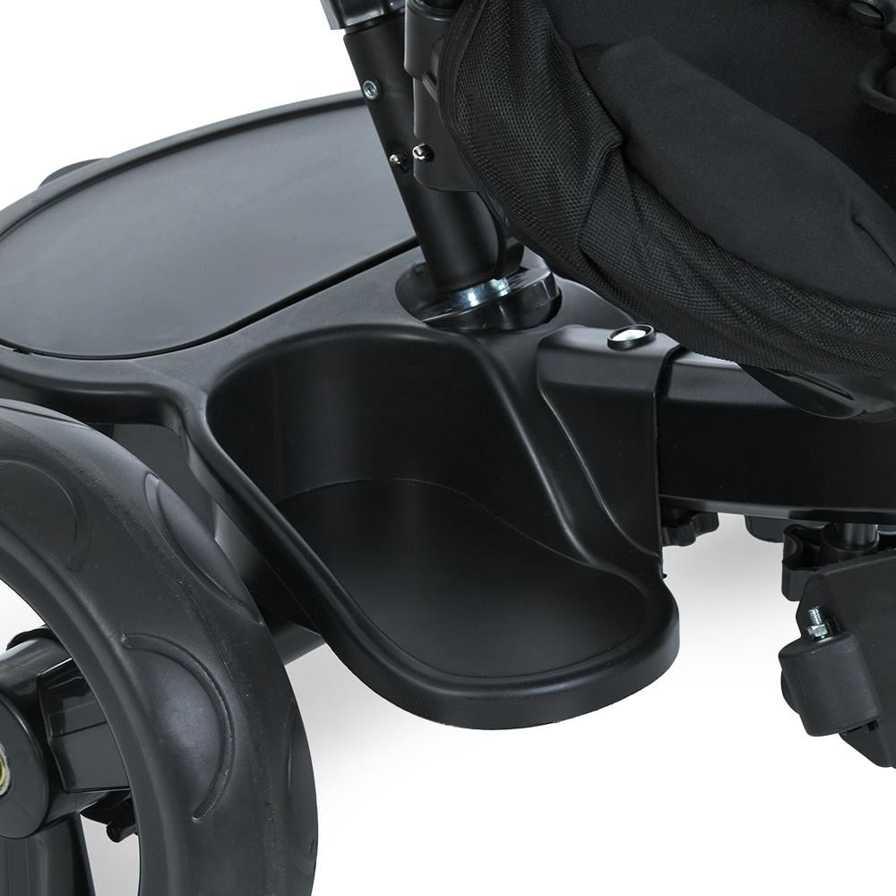 Велосипед триколісний Turbo Trike MT 1001-1 з батьківською ручкою і поворотним сидінням Чорний - фото 17