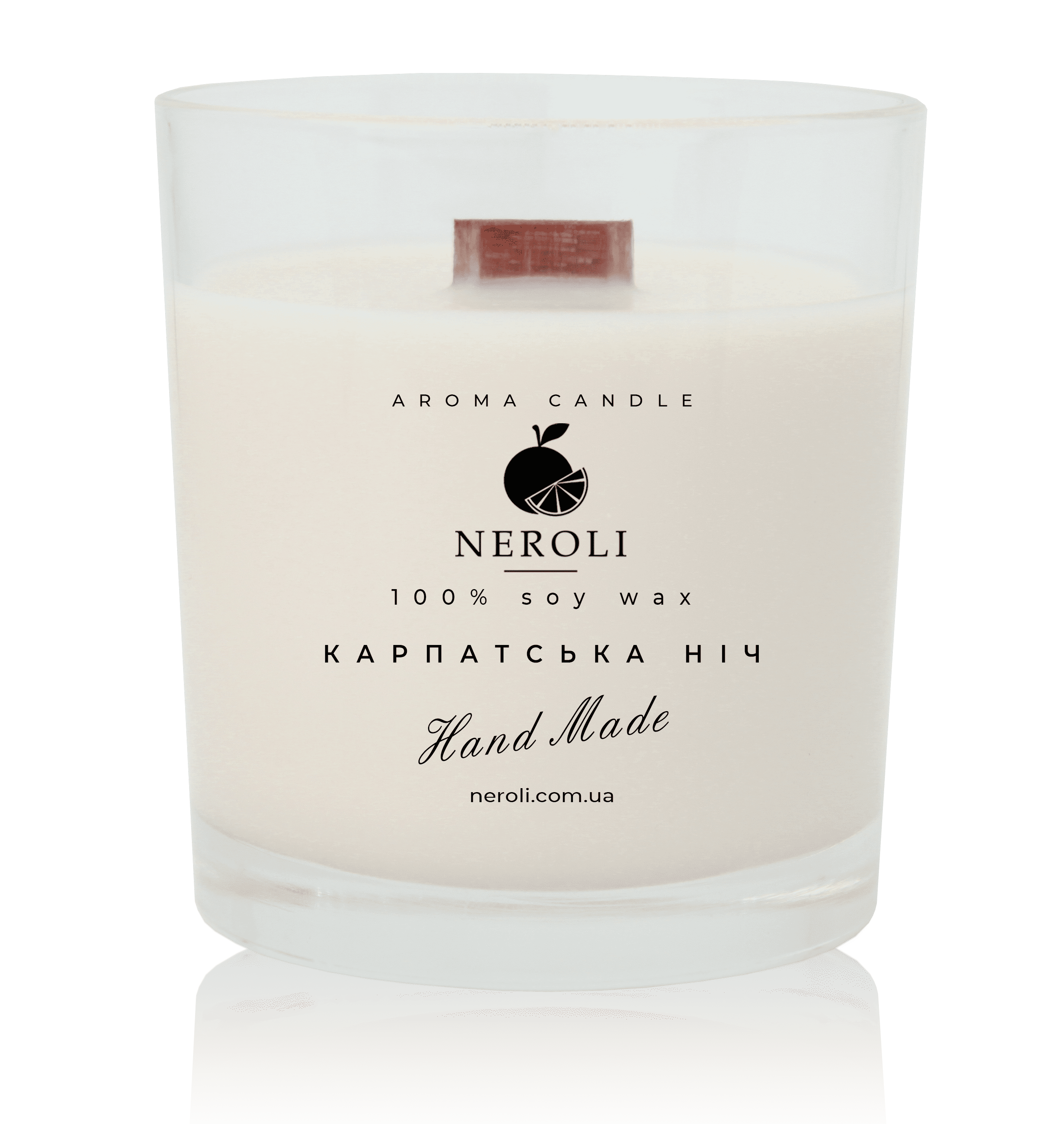 Аромасвеча соевая NEROLI Карпатская Ночь Crystal Grace 200 мл