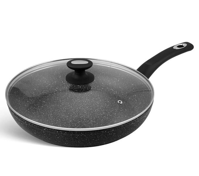Сковорода с крышкой Edenberg EB-4107 с антипригарным мраморным покрытием и индукционным дном 20 см Сковорода с крышкой Edenberg EB-4107 с антипригарным мраморным покрытием и индукционным дном 20 см