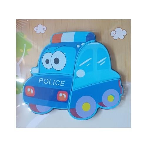 Пазл вкладыш деревянный Полицейская машина (C 60427)