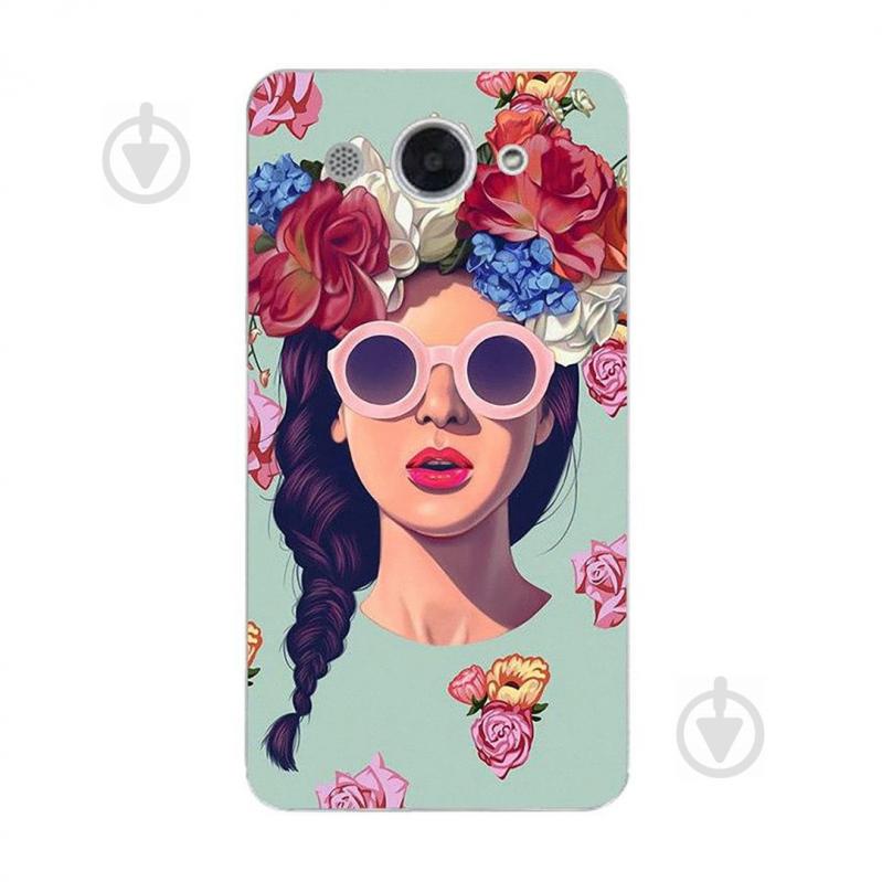 Чехол с рисунком Printed Silicone для Huawei Y3 2017 / 2018 Девушка (hub_xKgC18227)