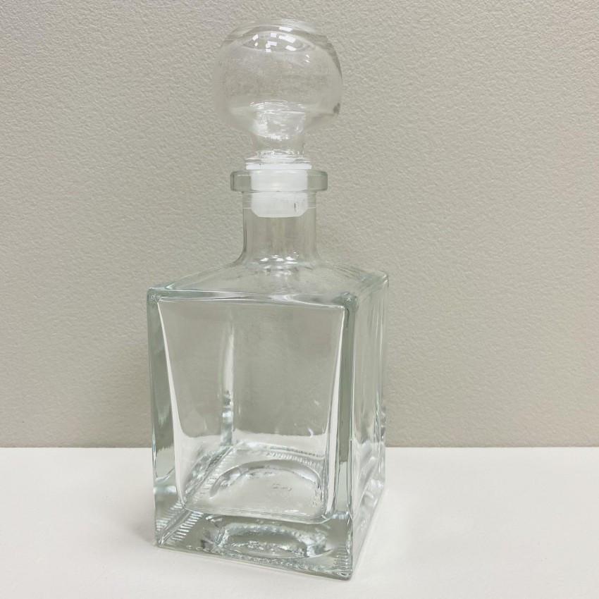 Графин-штоф стеклянный Киев со стеклянной пробкой 500 мл (9453)