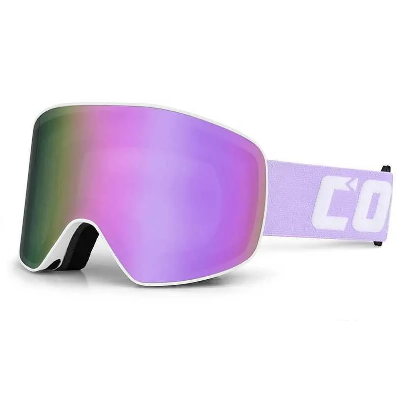 Маска гірськолижна Copozz GOG-2919 Anti-Fog Ski Unisex магнітна захист від ультрафіолету Purple (60614)