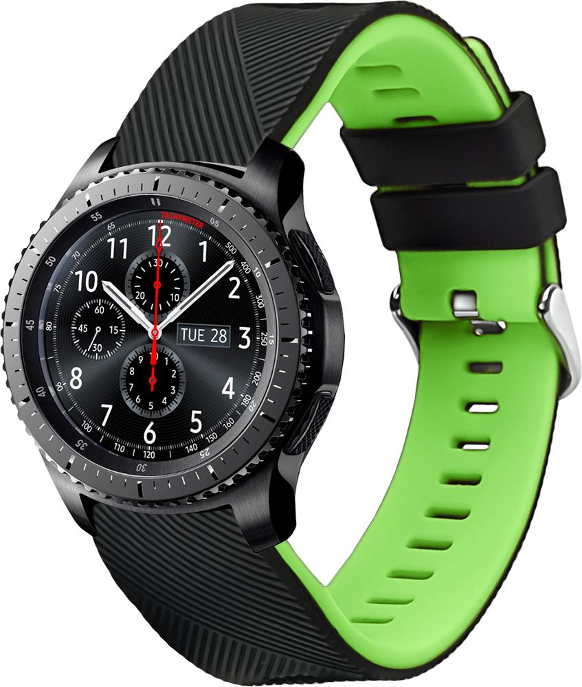 Ремешок Luminic для Samsung Gear S3 Black Green (26660-4A)