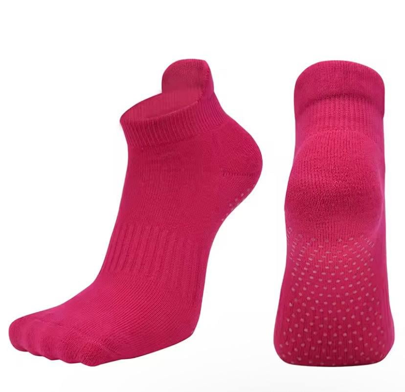 Носки для йоги нескользящие Розовый (b8792757) Носки для йоги нескользящие Розовый (b8792757)