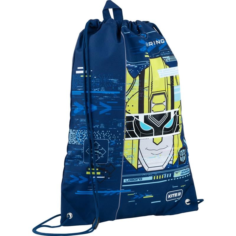 Сумка для обуви KITE Education Transformers 46x33 см Синий (TF22-600M-1)