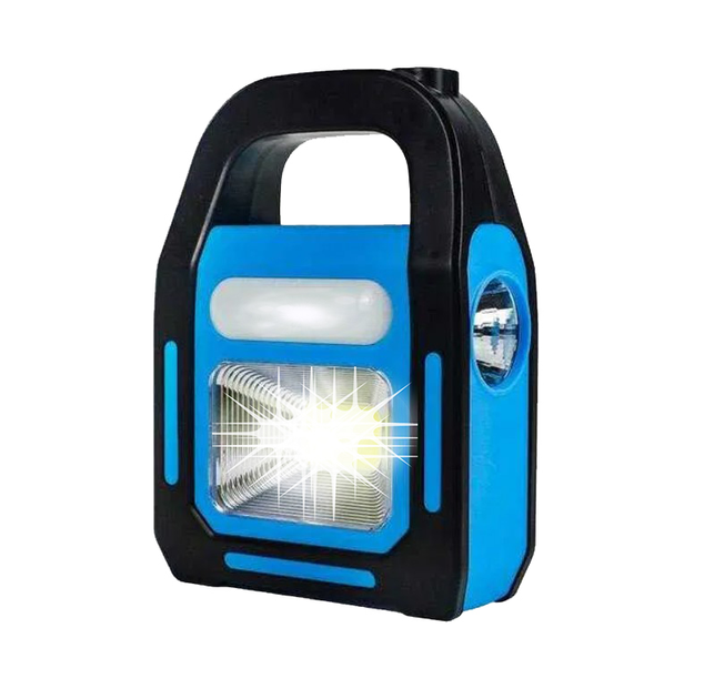 Фонарь кемпинговый HB-9707A-1LED/COB/LED Power bank/Li-Ion аккумулятор/солнечная батарея/ЗУ microUSB (8-18-509541200)