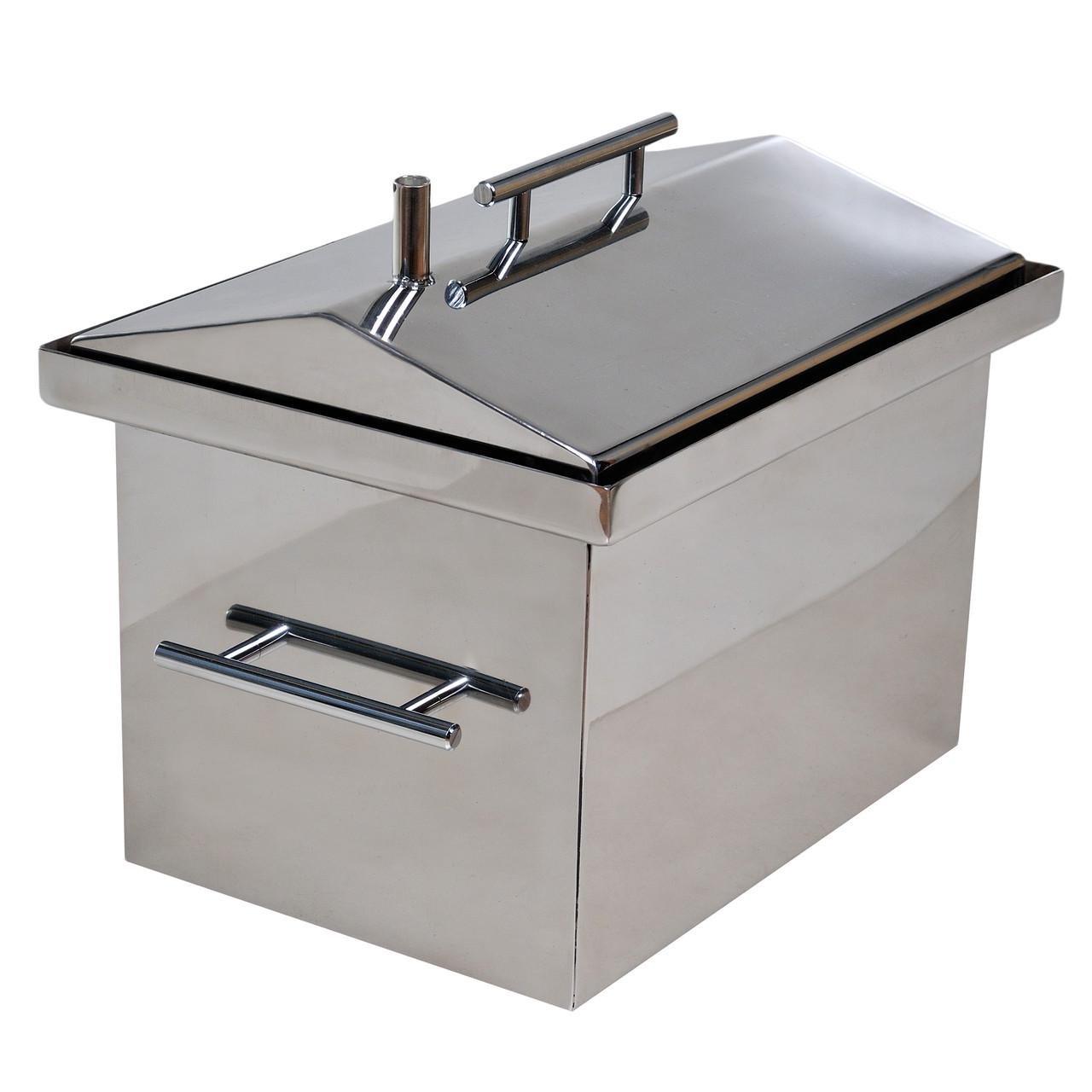 Коптильня горячего копчения 1,5 мм 380х250х280 мм нерж Коптильня горячего копчения 1,5 мм 380х250х280 мм нерж