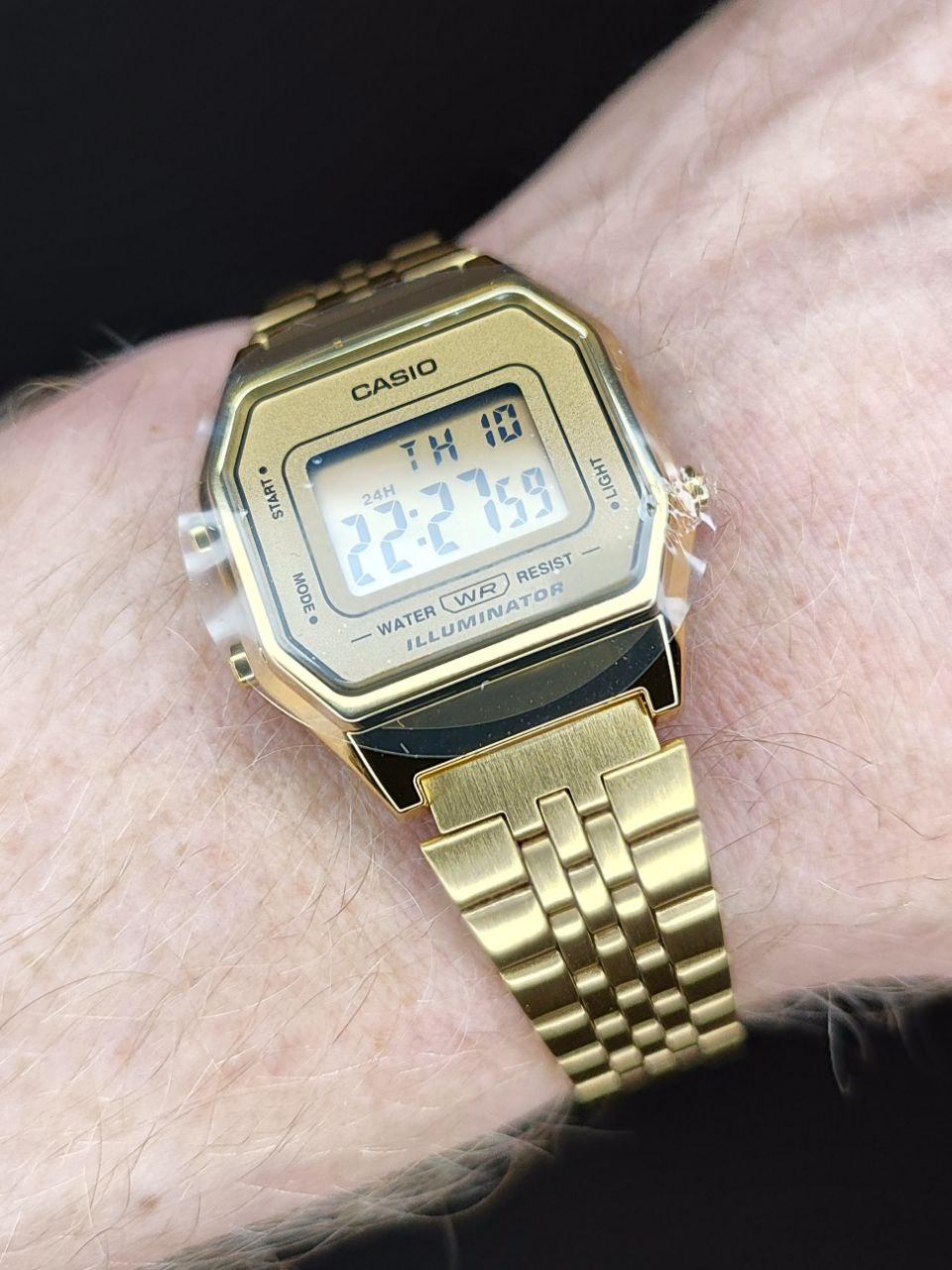 Наручний годинник жіночий Casio Vintage Mini LA680WGA-9D Lady Vintage з підсвіткою (2896442217)