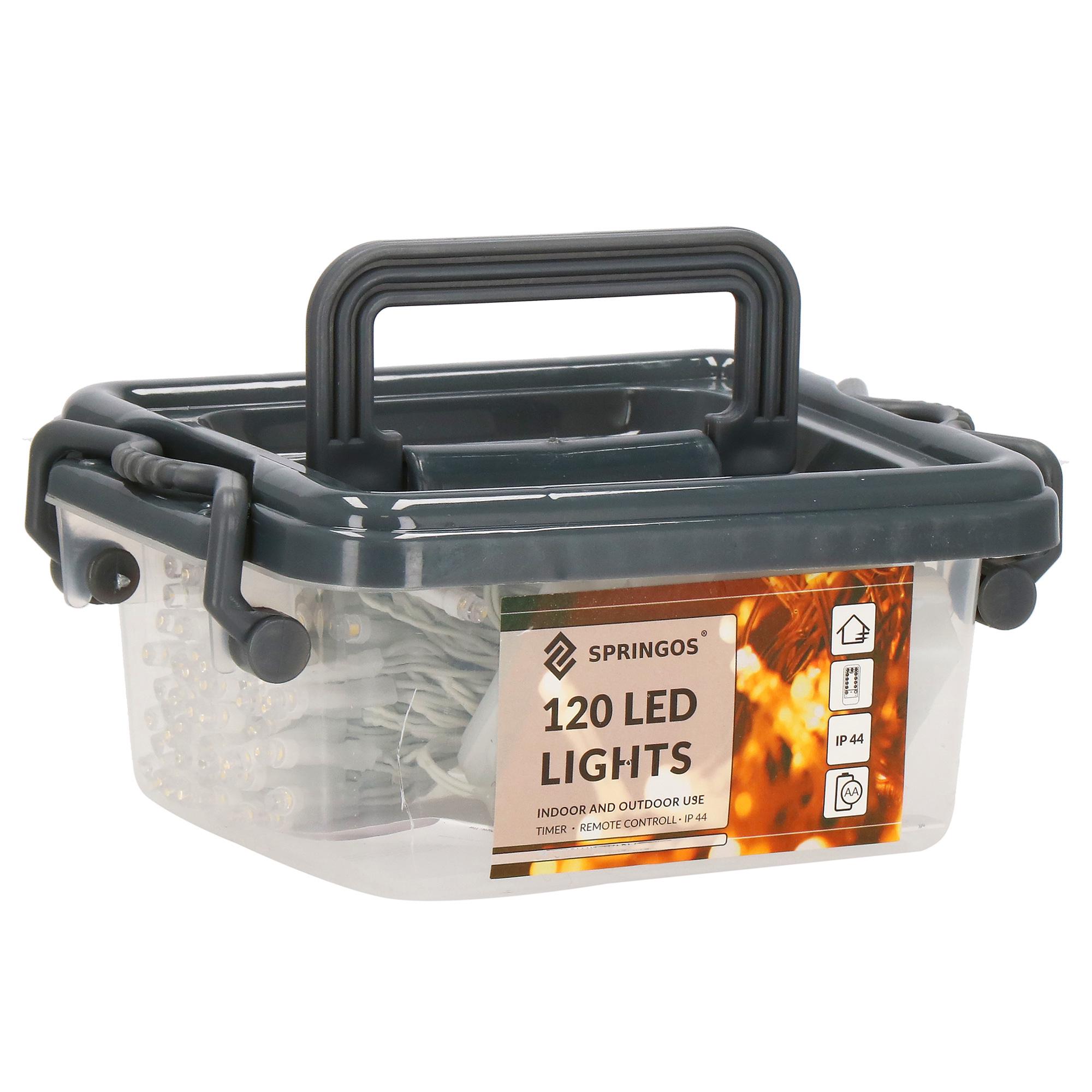 Гірлянда на батарейках Springos 120 LED 9 м Cold white (CL0172) - фото 10 Гірлянда на батарейках Springos 120 LED 9 м Cold white (CL0172) - фото 10