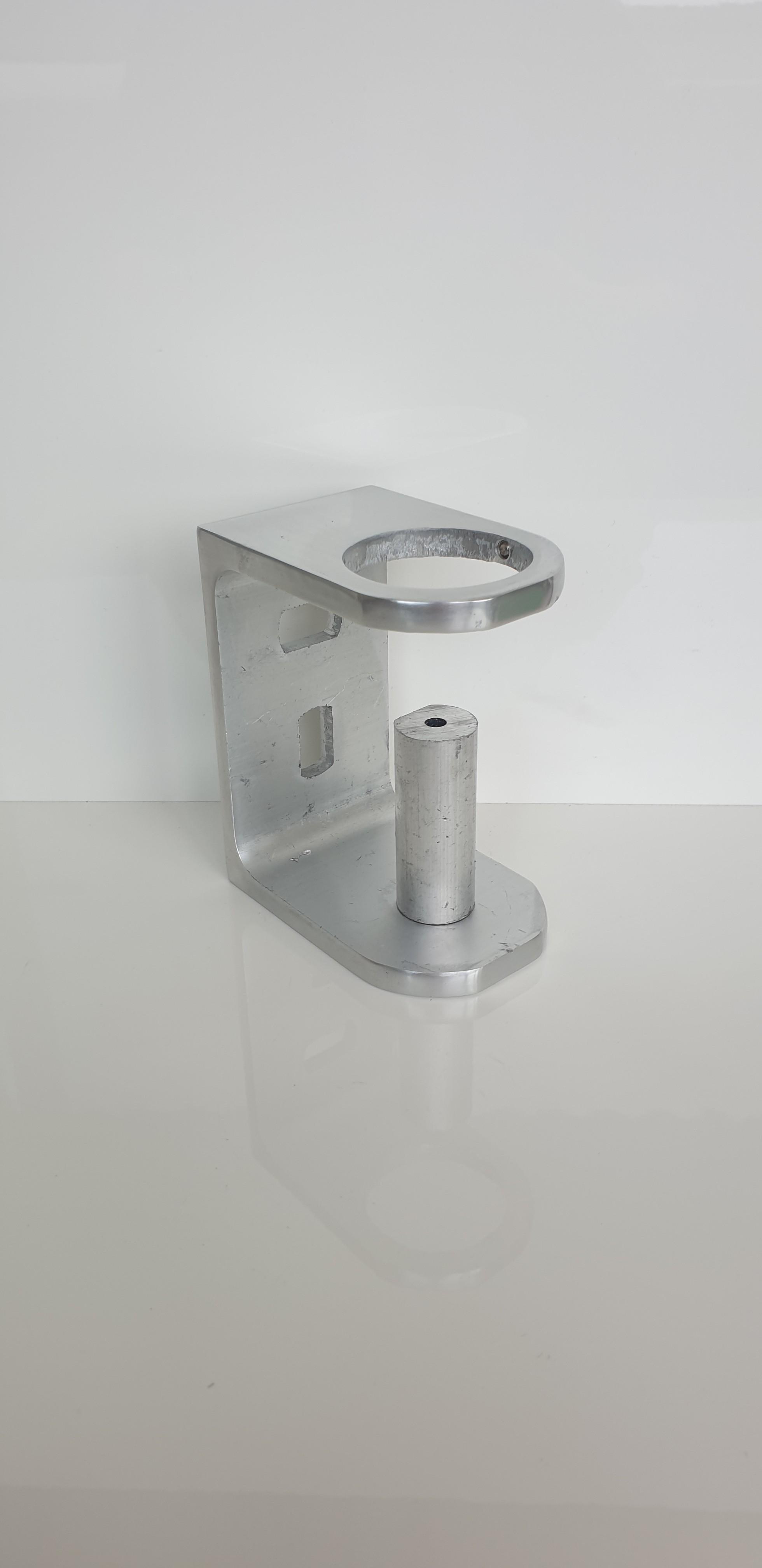 Бокове кріплення стійки для алюмінієвих поручнів Ø 40 мм Сріблястий - фото 2 Бокове кріплення стійки для алюмінієвих поручнів Ø 40 мм Сріблястий - фото 2