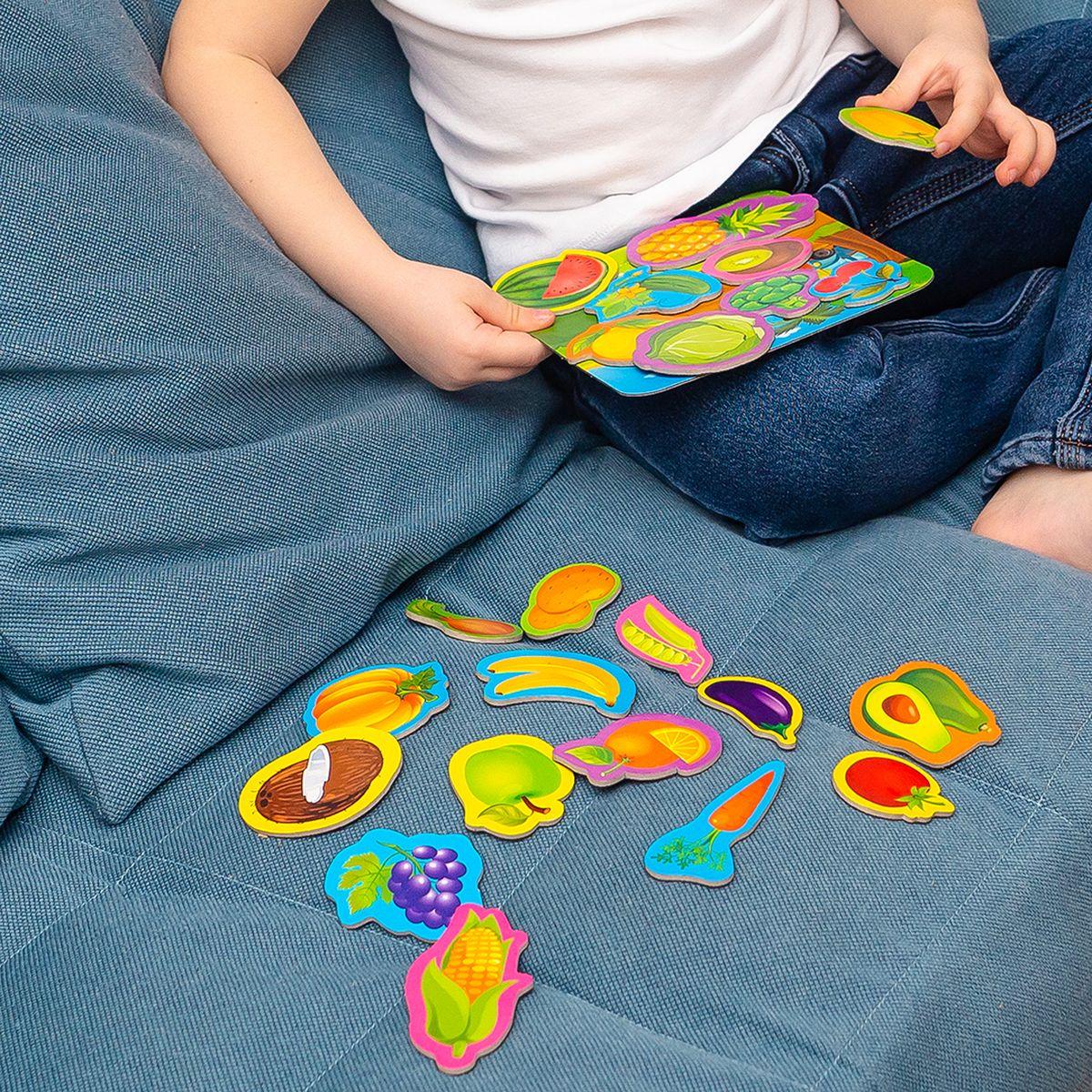 Гра магнітна Roter Kafer Овочі та фрукти з дошкою (РК2090-06) - фото 5 Гра магнітна Roter Kafer Овочі та фрукти з дошкою (РК2090-06) - фото 5