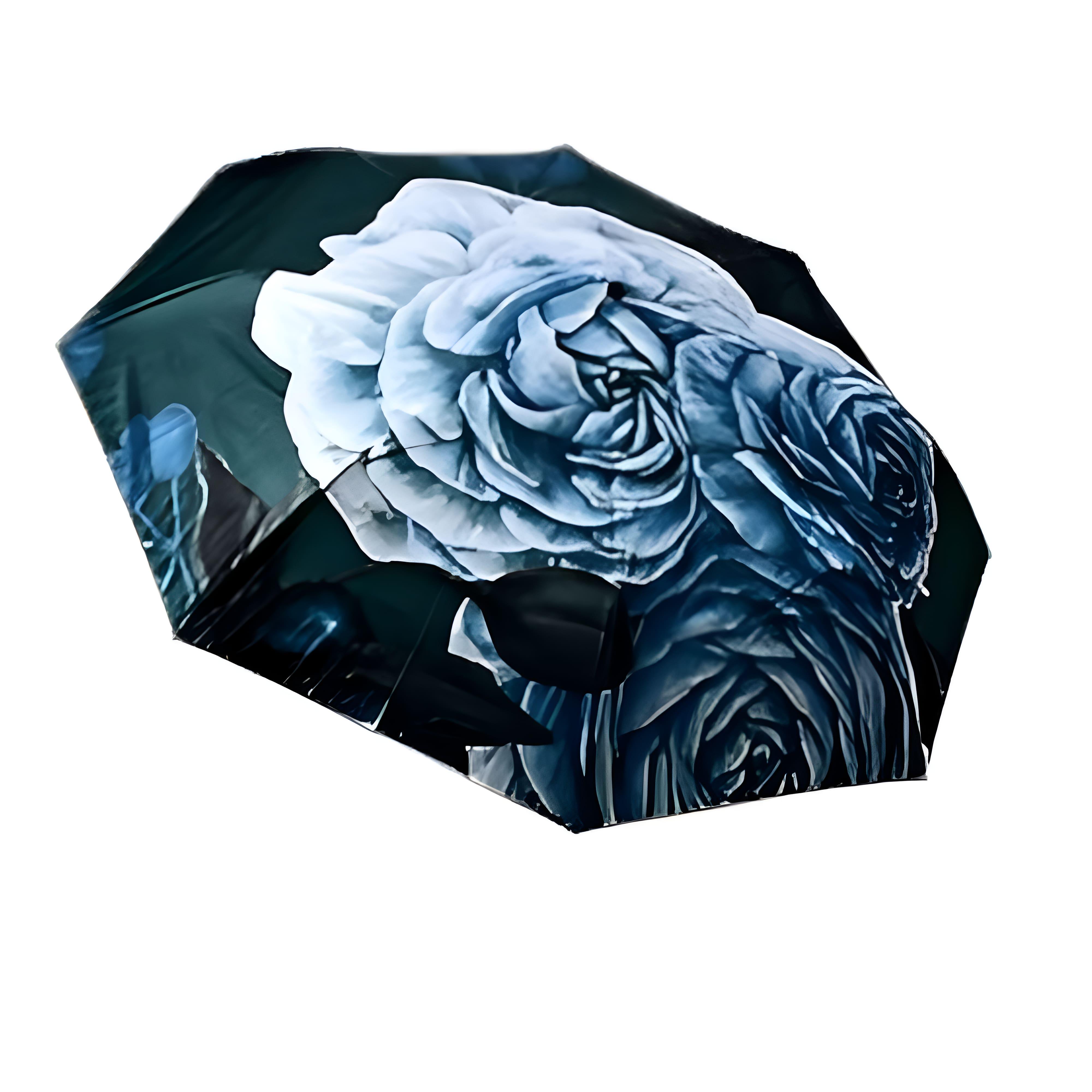 Зонт Stenson R95177 Цветок d 110 см Синий (24108311)