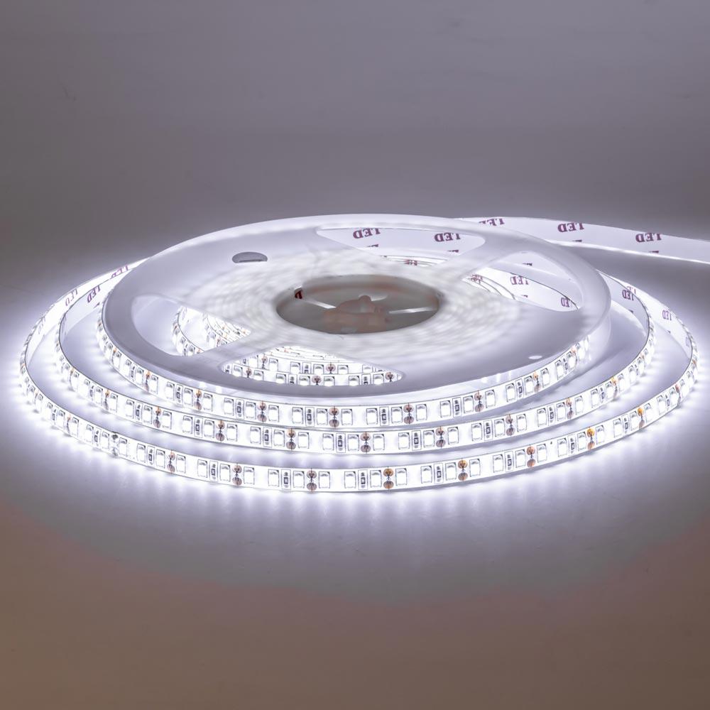 Светодиодная лента Motoko SMD2835 12 V 120 LED/м IP20 5 м Белый
