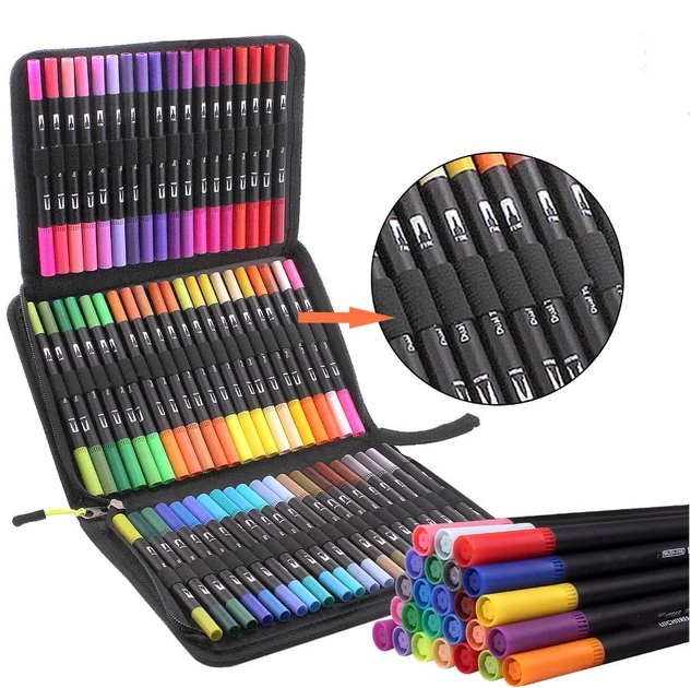 Набор акварельных двусторонних скетч-маркеров для рисования Color brush 60 шт. - фото 7 Набор акварельных двусторонних скетч-маркеров для рисования Color brush 60 шт. - фото 7