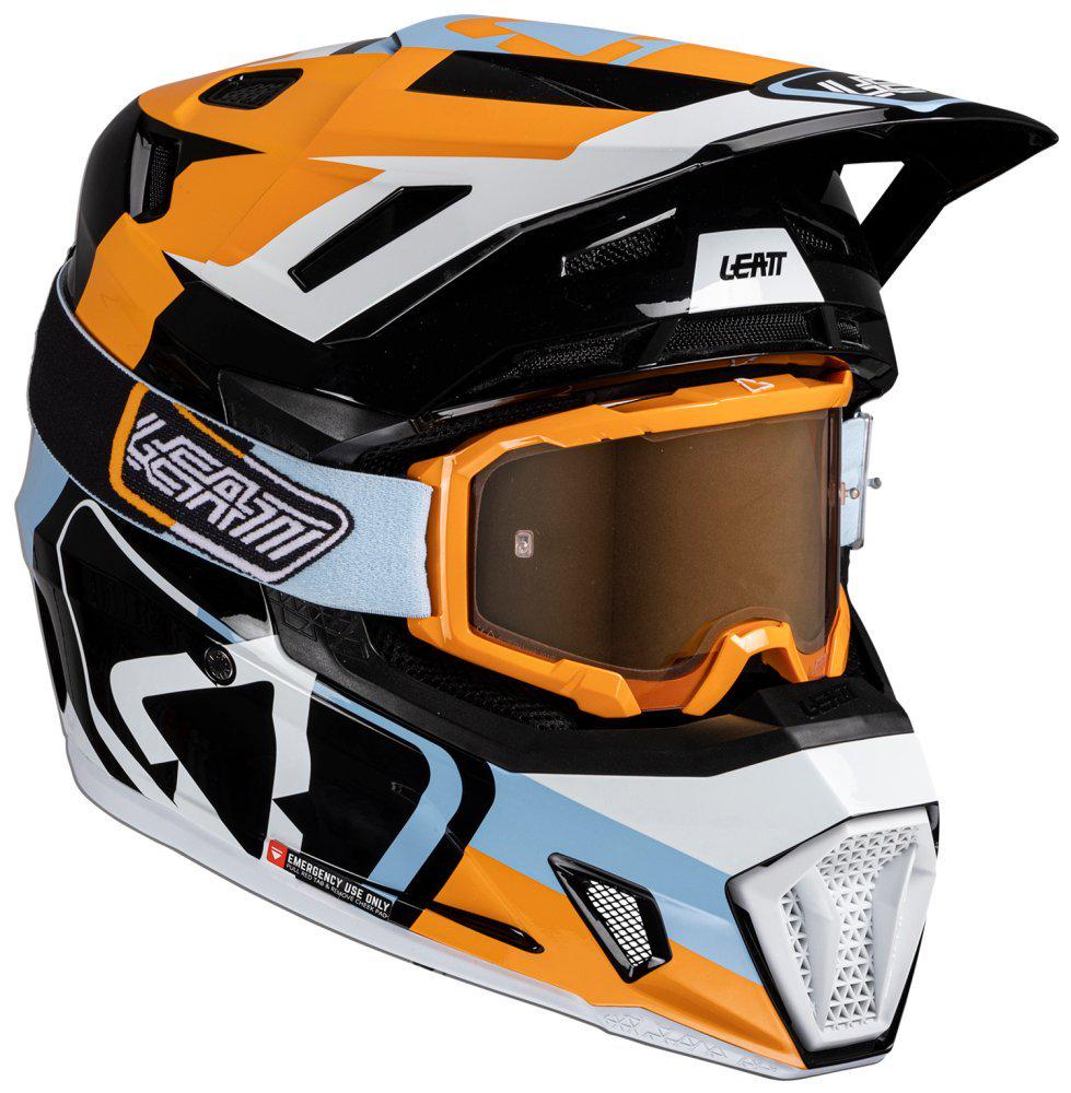 Мотошлем Leatt Moto 7.5 Helmet + Goggle M Orange (38549)