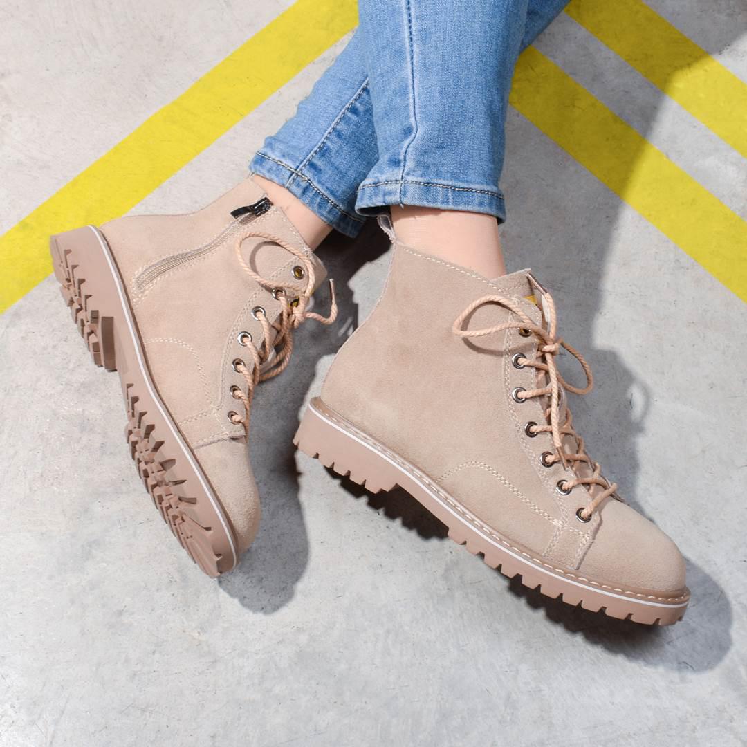 Ботинки женские на шнуровке 324692 р. 38 23,5 см
