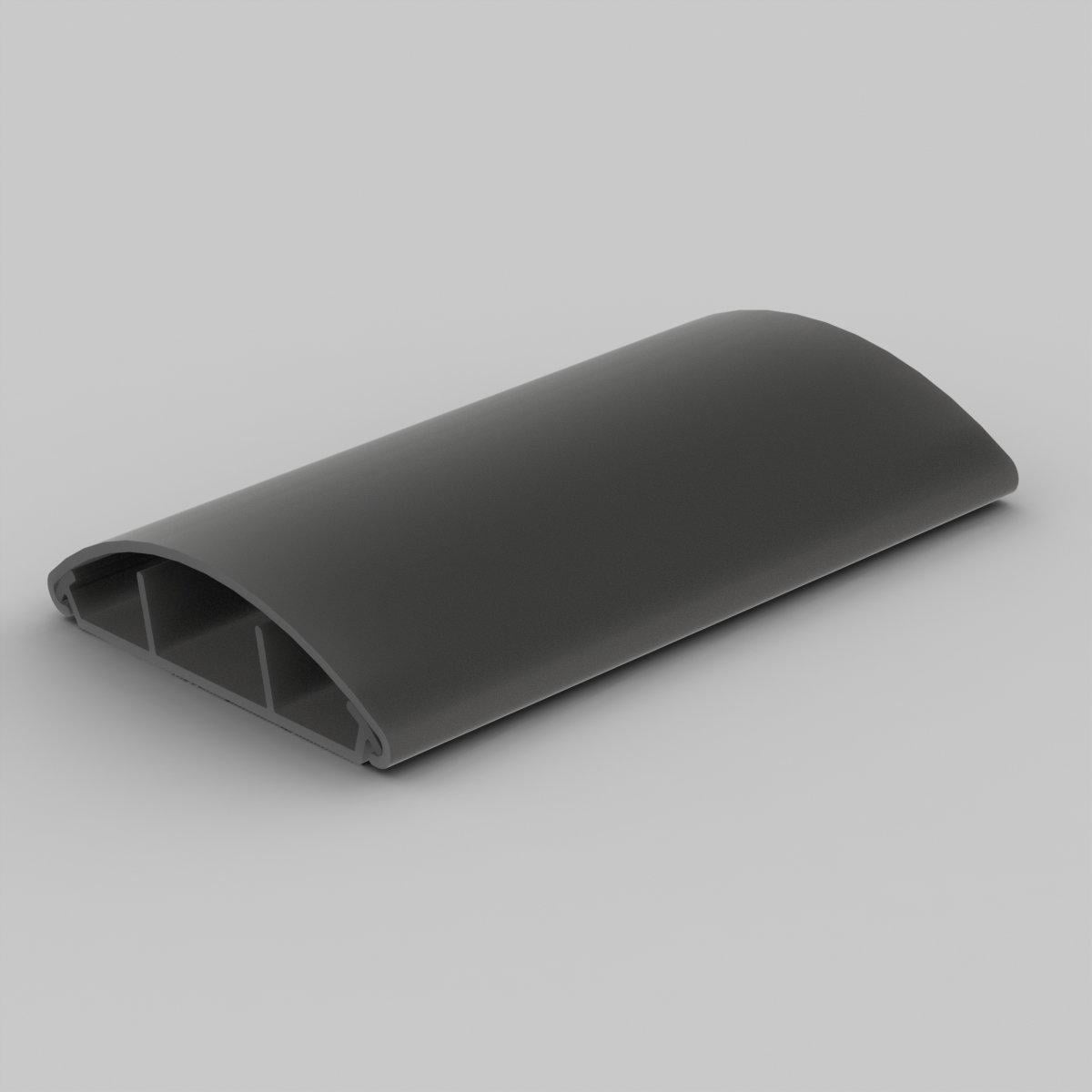 Кабель-канал напольный KOPOS LО 74x20 мм 99 см ПВХ Темно-серый (LO 75_LD)