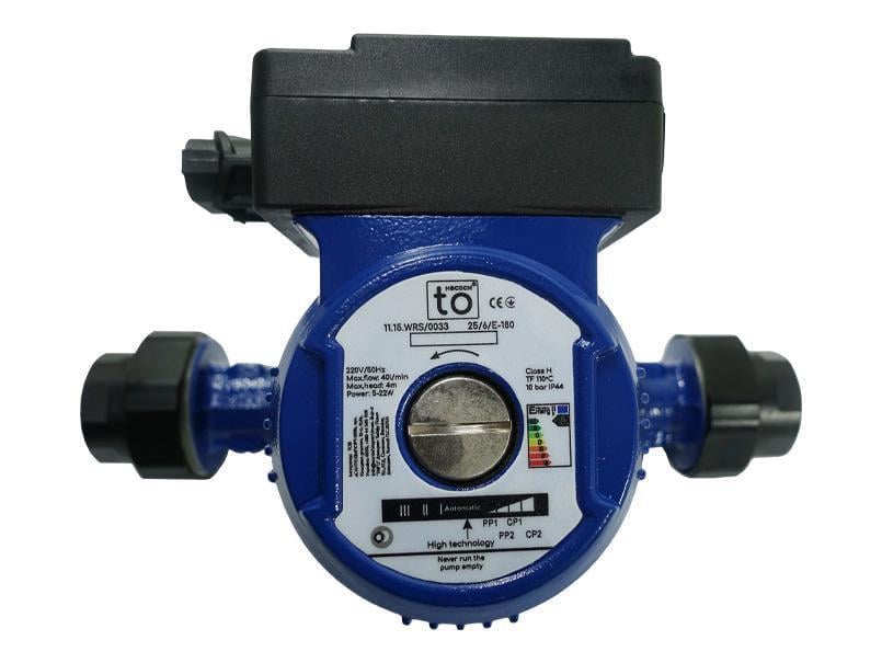 Циркуляційний насос toНАСОСИ 25/6E-180 мм 25 Вт (RS-11.15.WRS/0033) - фото 2 Циркуляційний насос toНАСОСИ 25/6E-180 мм 25 Вт (RS-11.15.WRS/0033) - фото 2