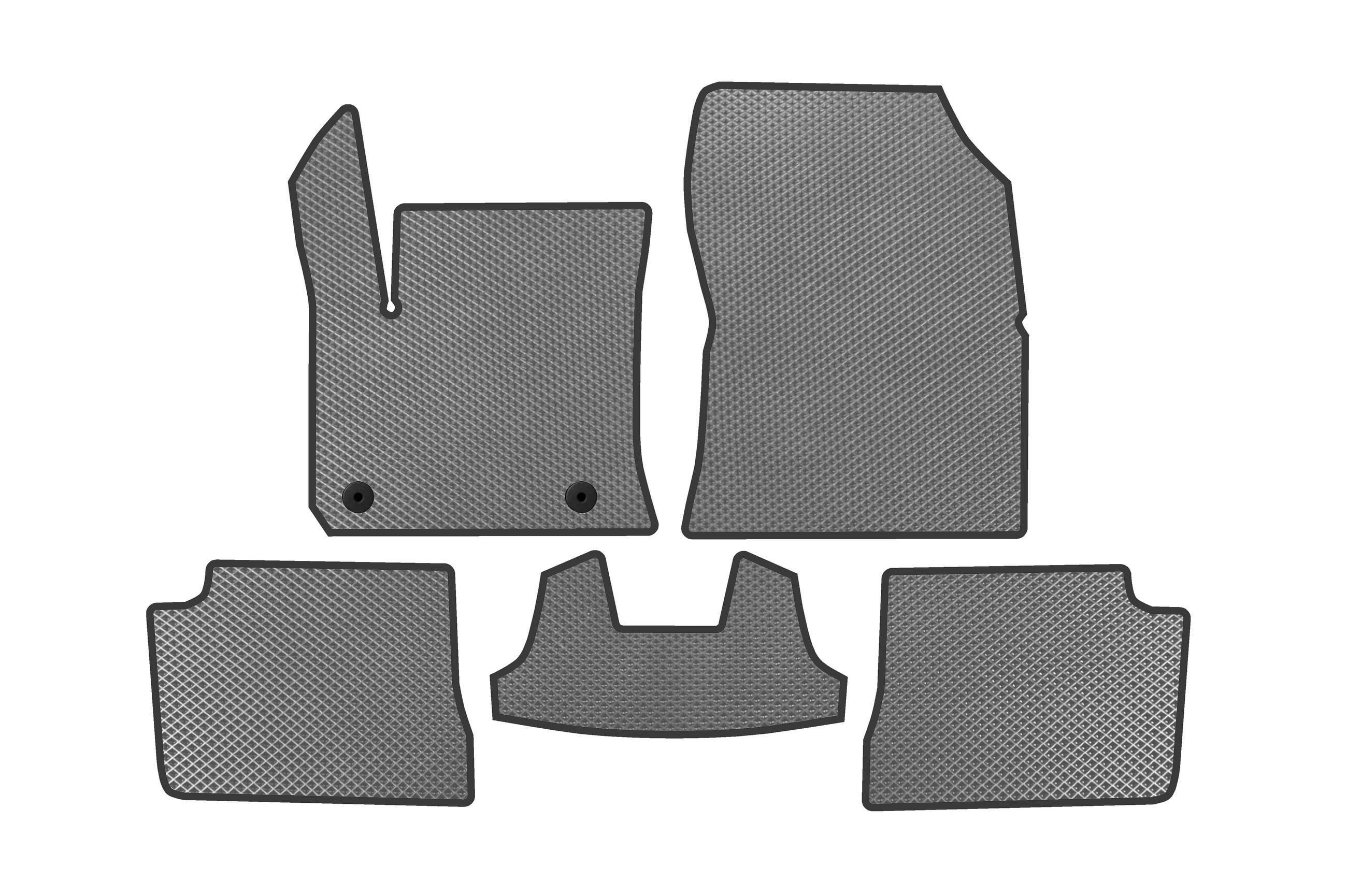 Коврики резиновые Digital Designs Carsuit для Peugeot 208 2019- г. электро Серый (185257)