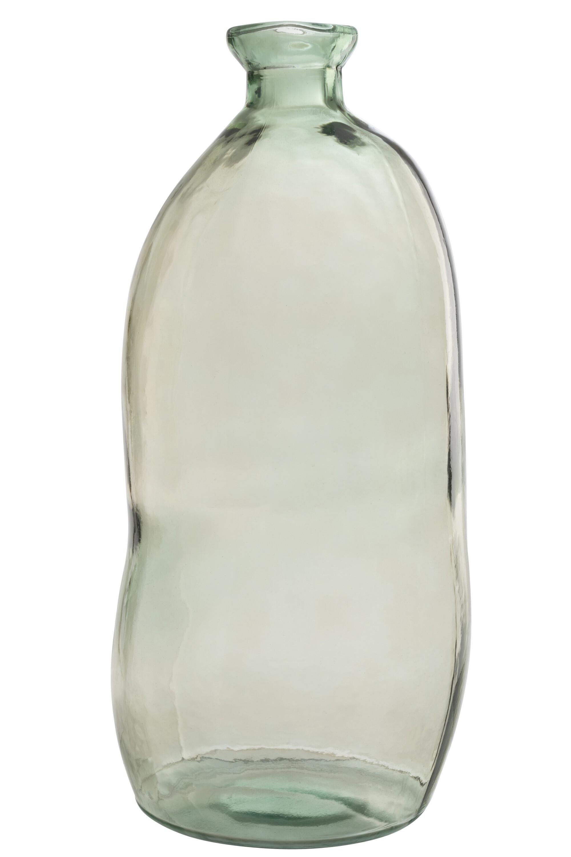 Ваза напольная J-LINE стеклянная фигурной формы 73 см Зеленый Ваза напольная J-LINE стеклянная фигурной формы 73 см Зеленый