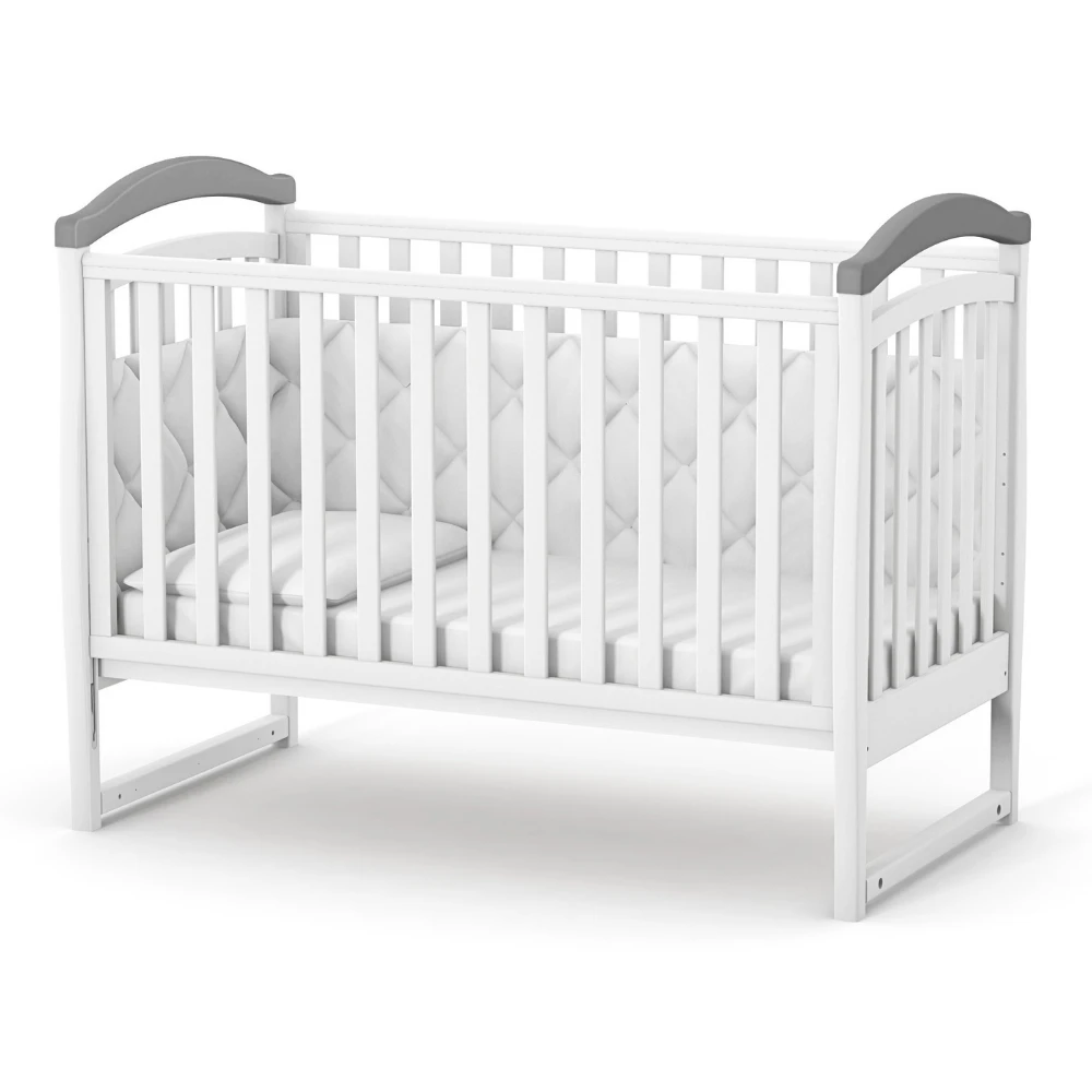 Детская кроватка Veres ЛД 6 120x60 см Серый