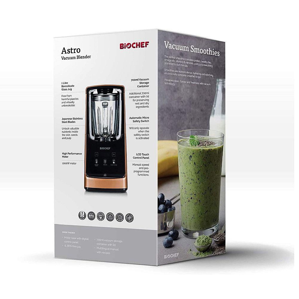 Блендер вакуумний BioChef Astro Vacuum Blender Black - фото 4