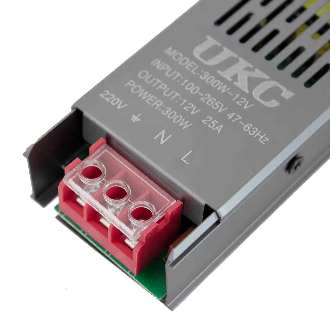 Блок живлення UKC для світлодіодних стрічок Long 12 V 25 A (9520) - фото 2