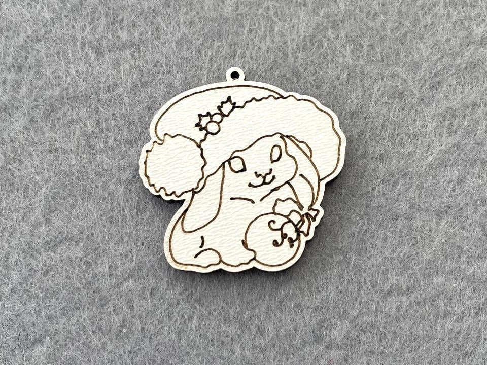 Декор из МДФ Зайчик 50 шт. (21065)