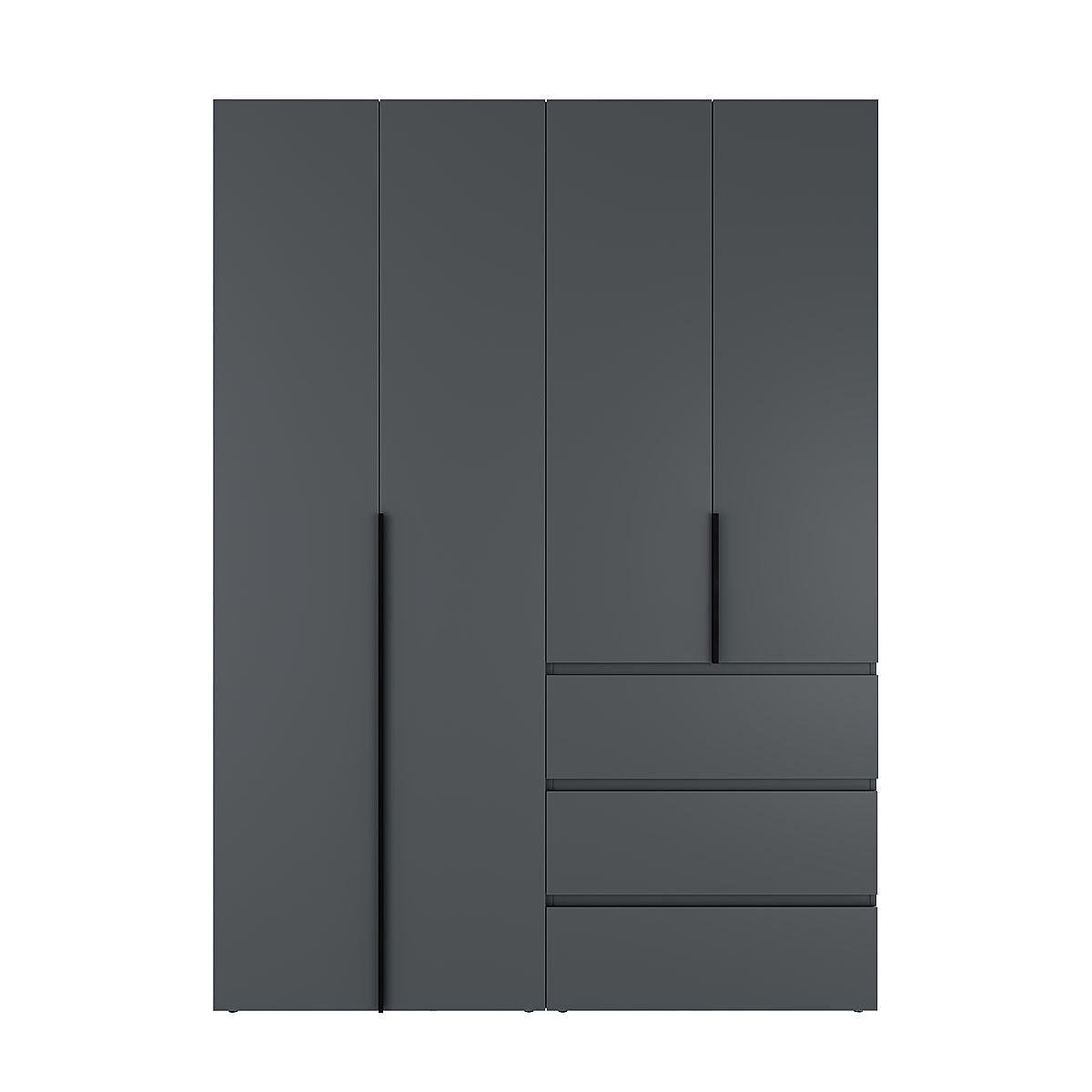 Шафа розпашна комбінована ART IN HEAD №5 Light 1600x500x2200 мм Графіт сірий (GALTK057000000) - фото 1 Шафа розпашна комбінована ART IN HEAD №5 Light 1600x500x2200 мм Графіт сірий (GALTK057000000) - фото 1