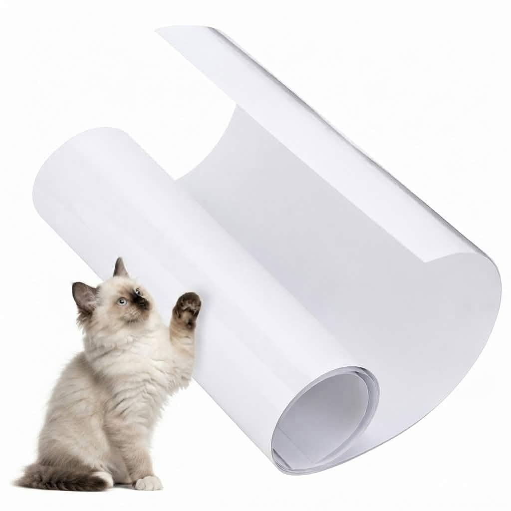 Защитная пленка антикоготь для мебели/диванов/дверей/обоев Cat Protect 100х100 см Прозрачный (37514414)