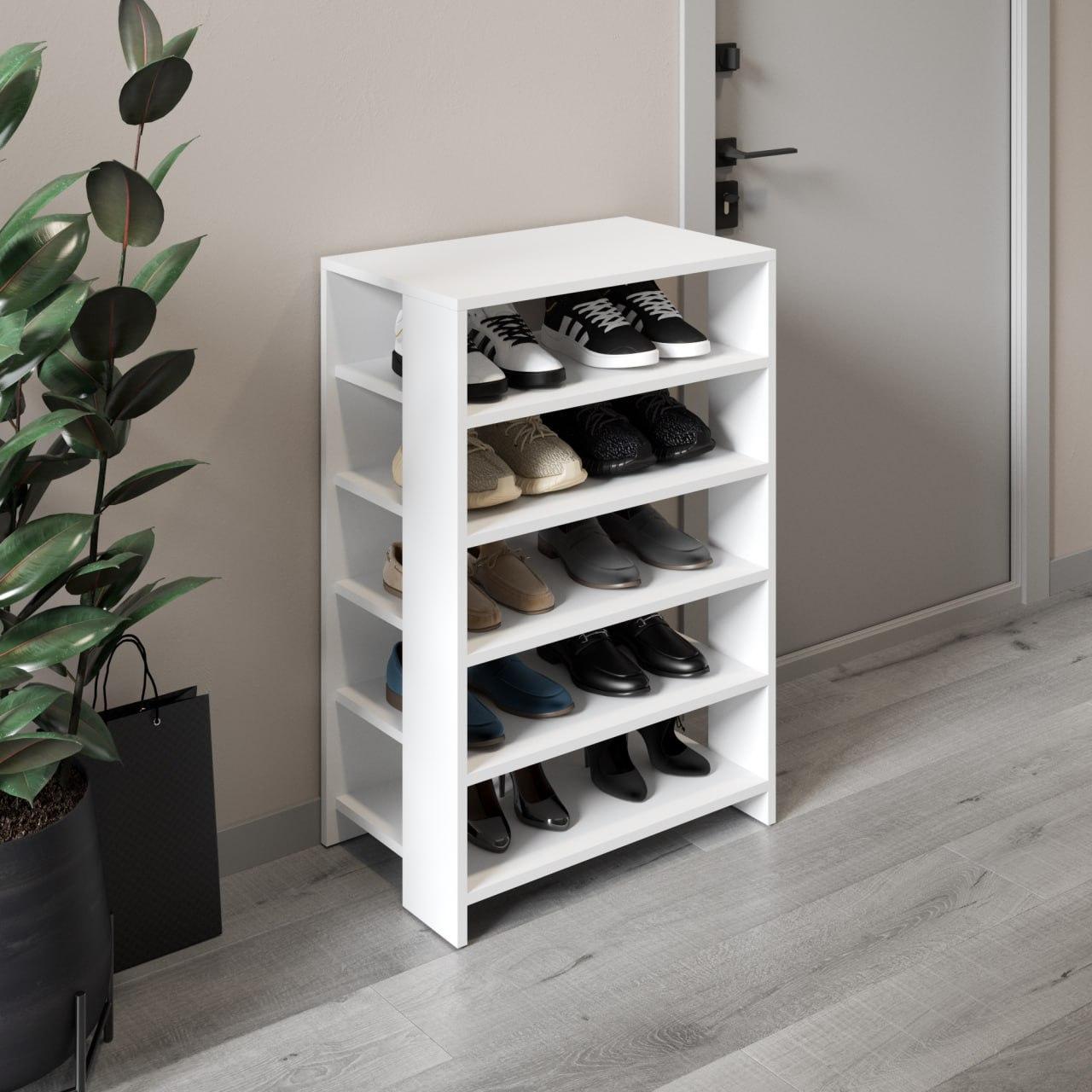 Тумба для взуття Вайс M-36 600х344х900 мм Білий (30705874) - фото 1 Тумба для взуття Вайс M-36 600х344х900 мм Білий (30705874) - фото 1