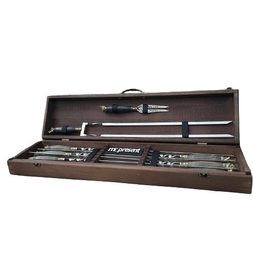 Набір шампурів Lux-Premium №8 ручної роботи (19223169)