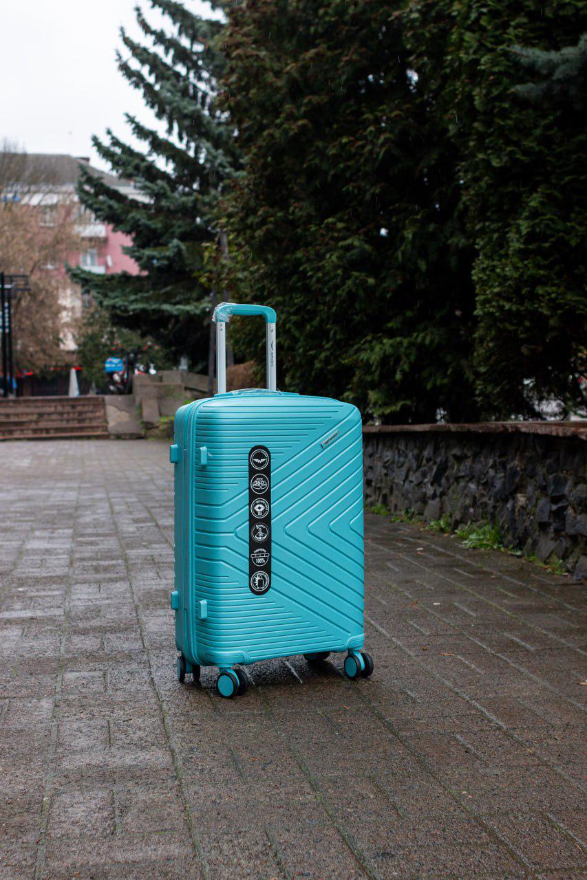 Валіза пластикова Wings 181-05 поліпропілен 100% середній М'ятний (11838337) - фото 5 Валіза пластикова Wings 181-05 поліпропілен 100% середній М'ятний (11838337) - фото 5