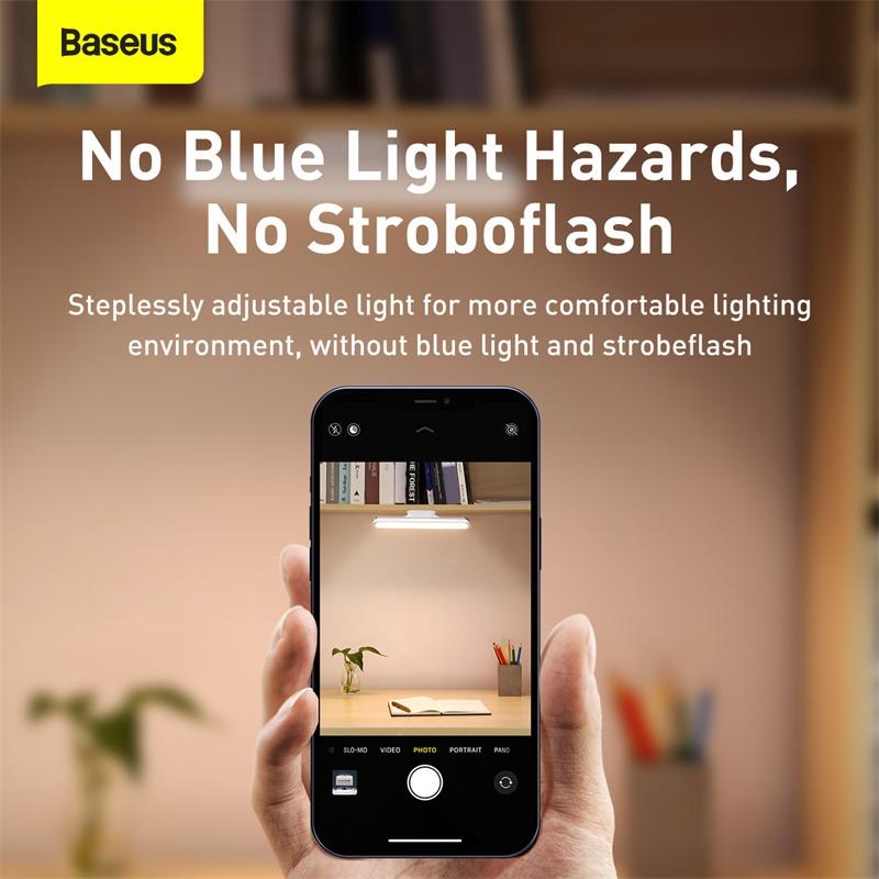 Лампа универсальная Baseus Magnetic Stepless Dimming Charging Desk Lamp 4,5 W 1800mAh 4-24h - фото 9