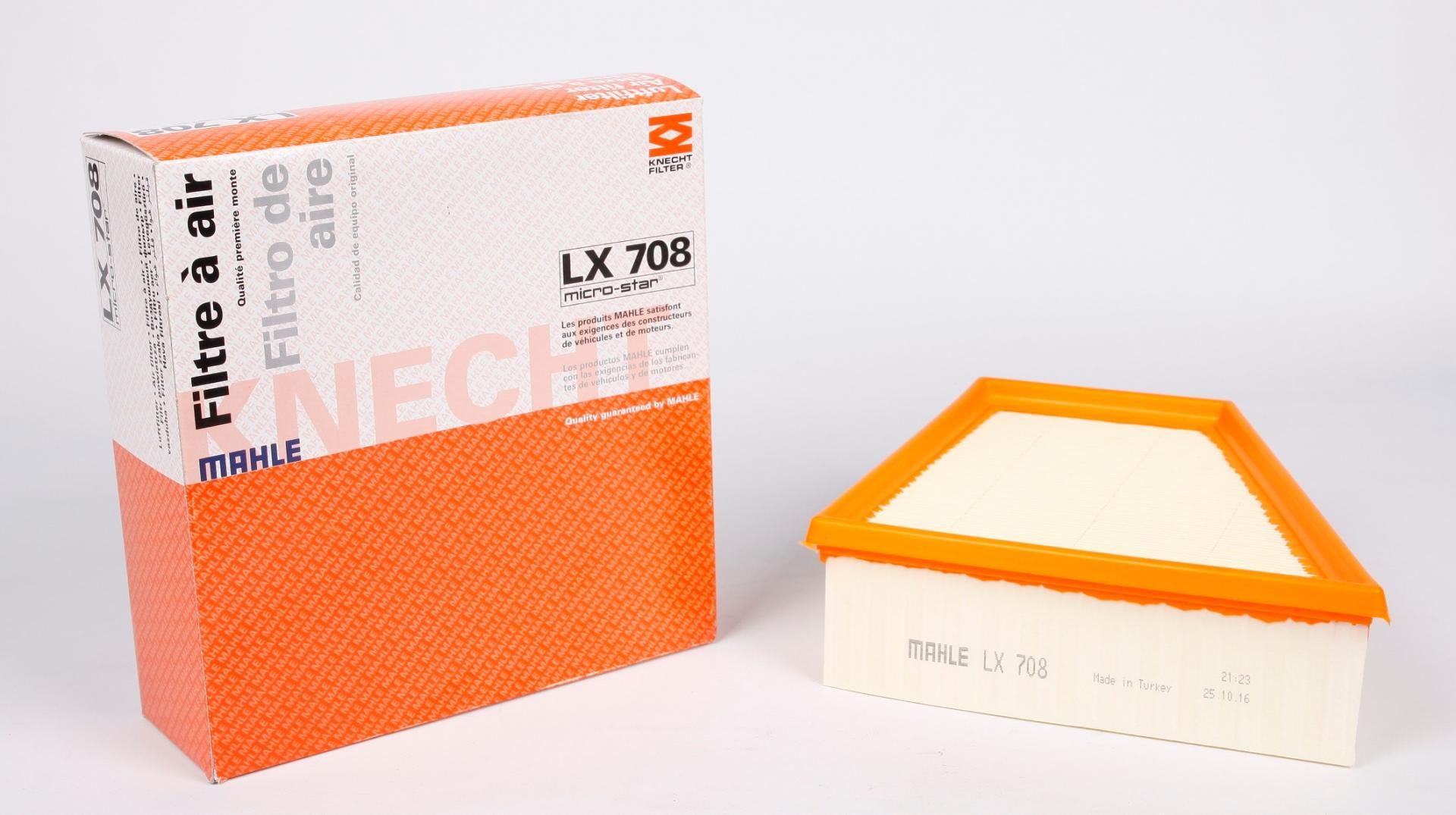 Фильтр повітряний KNECHT для Skoda Fabia/Roomster /VW Polo 1,4/1,9TDI 03- (LX 708)