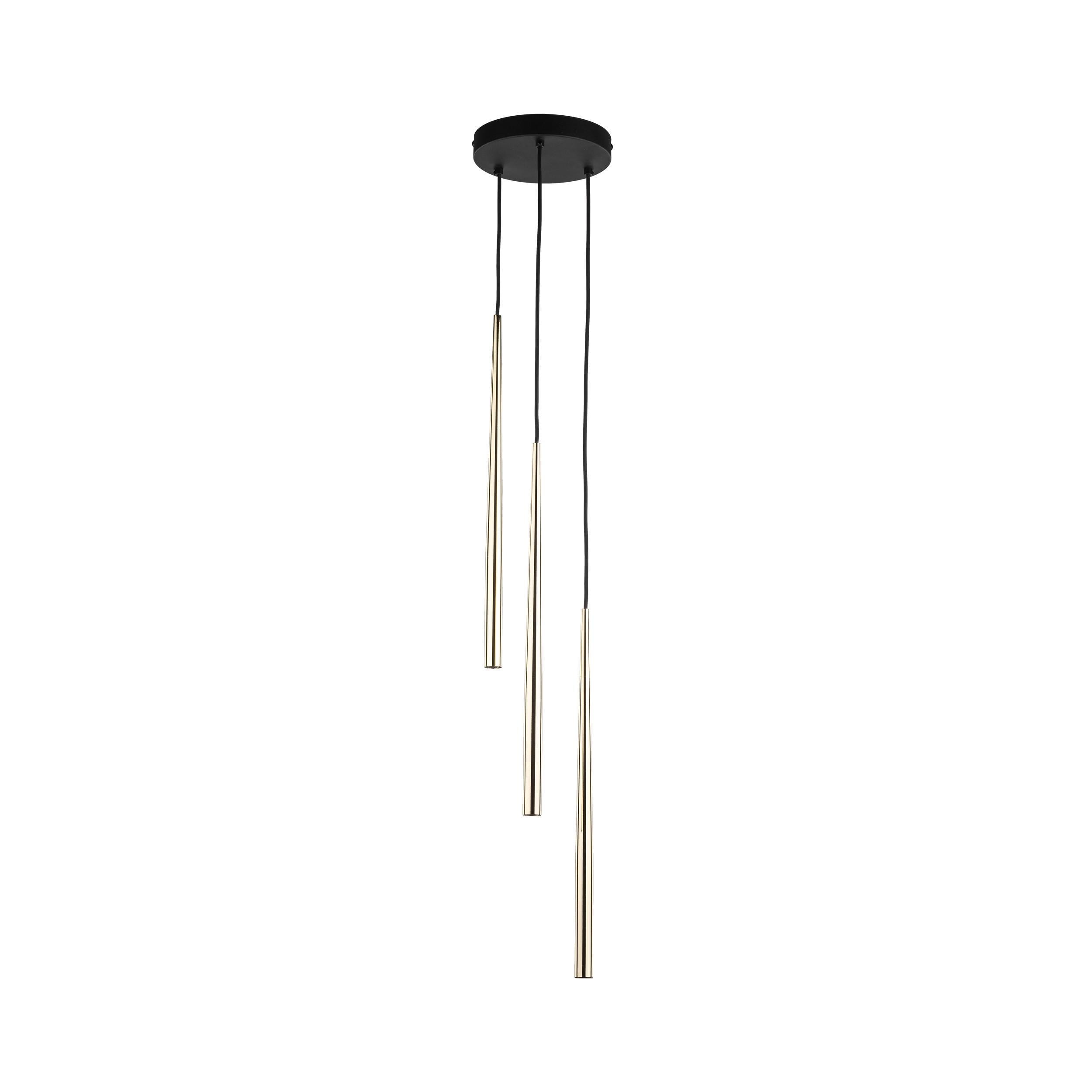 Подвесной светильник PIANO 3 Black/Gold (10117)