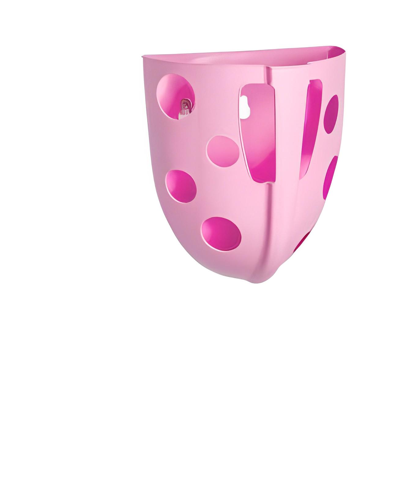 Органайзер для ванной и 12 шаров Розовый