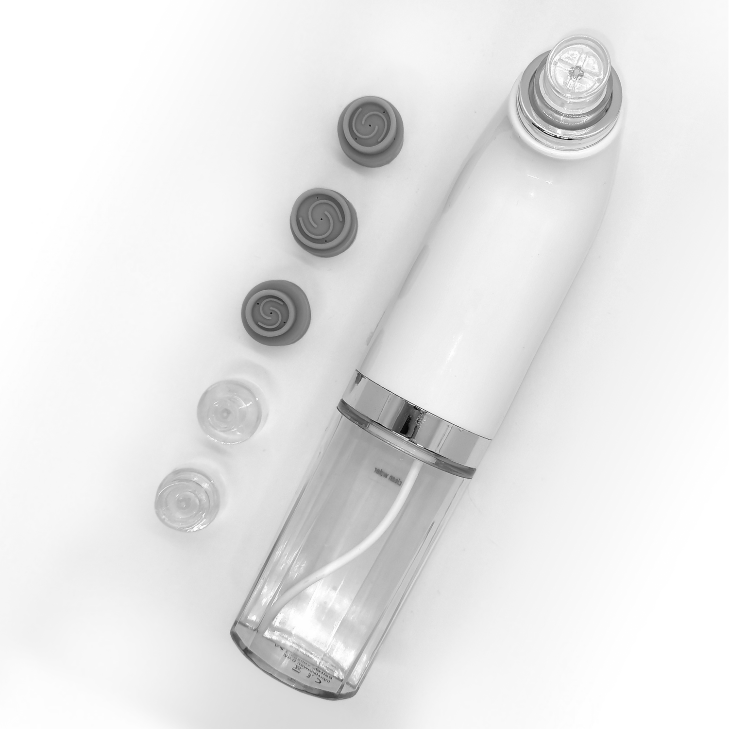 Прибор-очиститель пор вакуумный аква-пилинг от черных точек алмазный пилинг/вакуумный массаж (WVC-06)