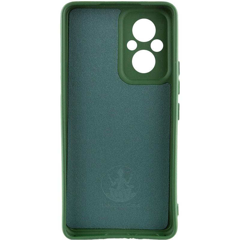 Противоударный Чехол Silicone Cover Lakshmi Full Camera (A) для Xiaomi Poco M5 Зеленый / Dark green - фото 2