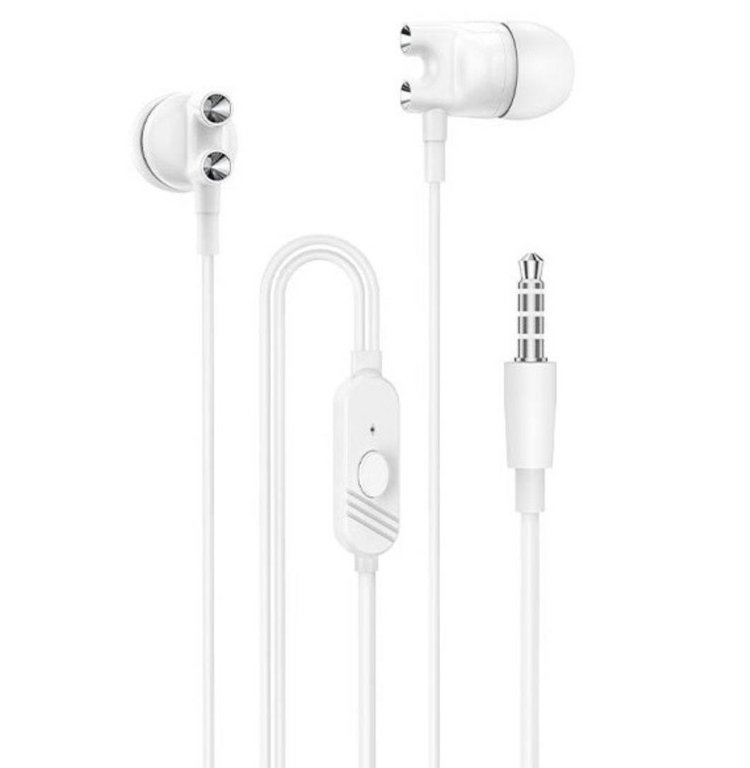 Наушники MP3 Borofone BM72 with Microphone White (м01019)